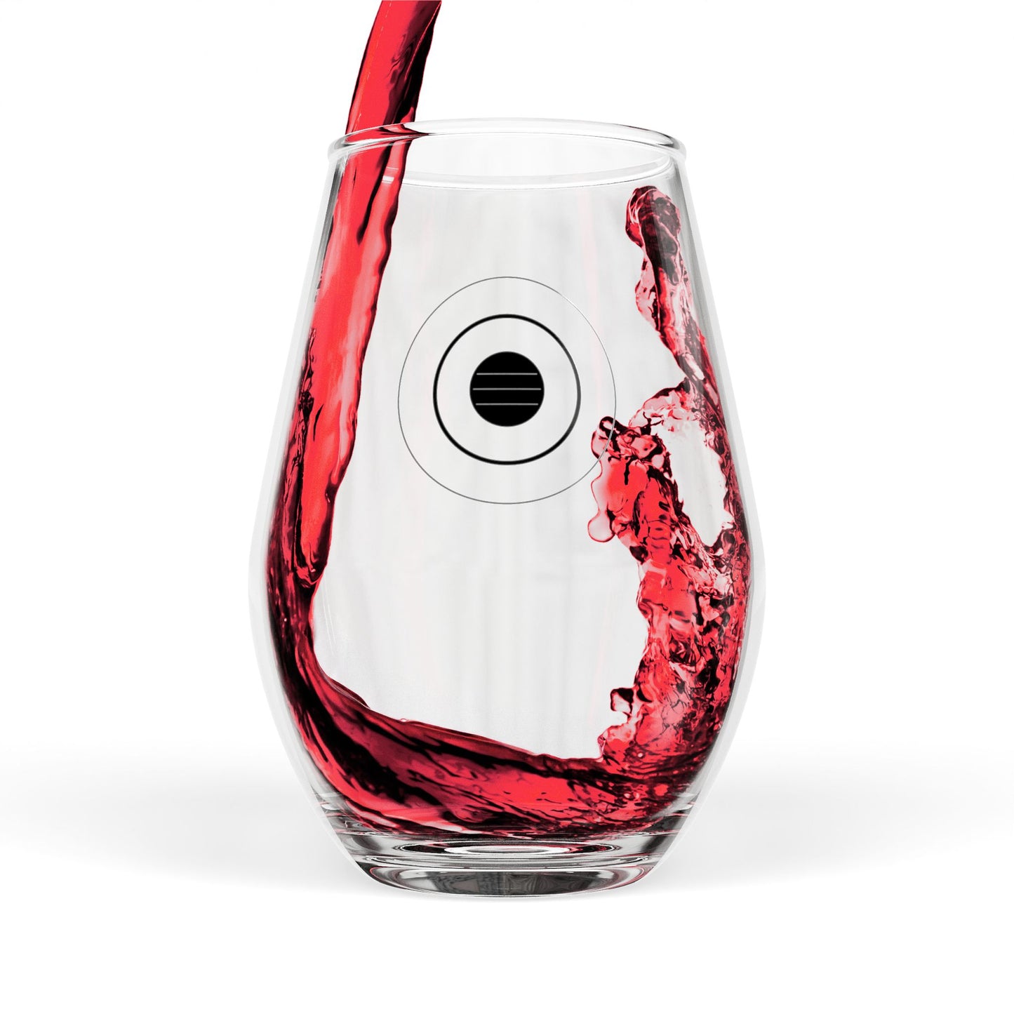 The Dot Glass — Stemless Wine Glass, 11.75oz