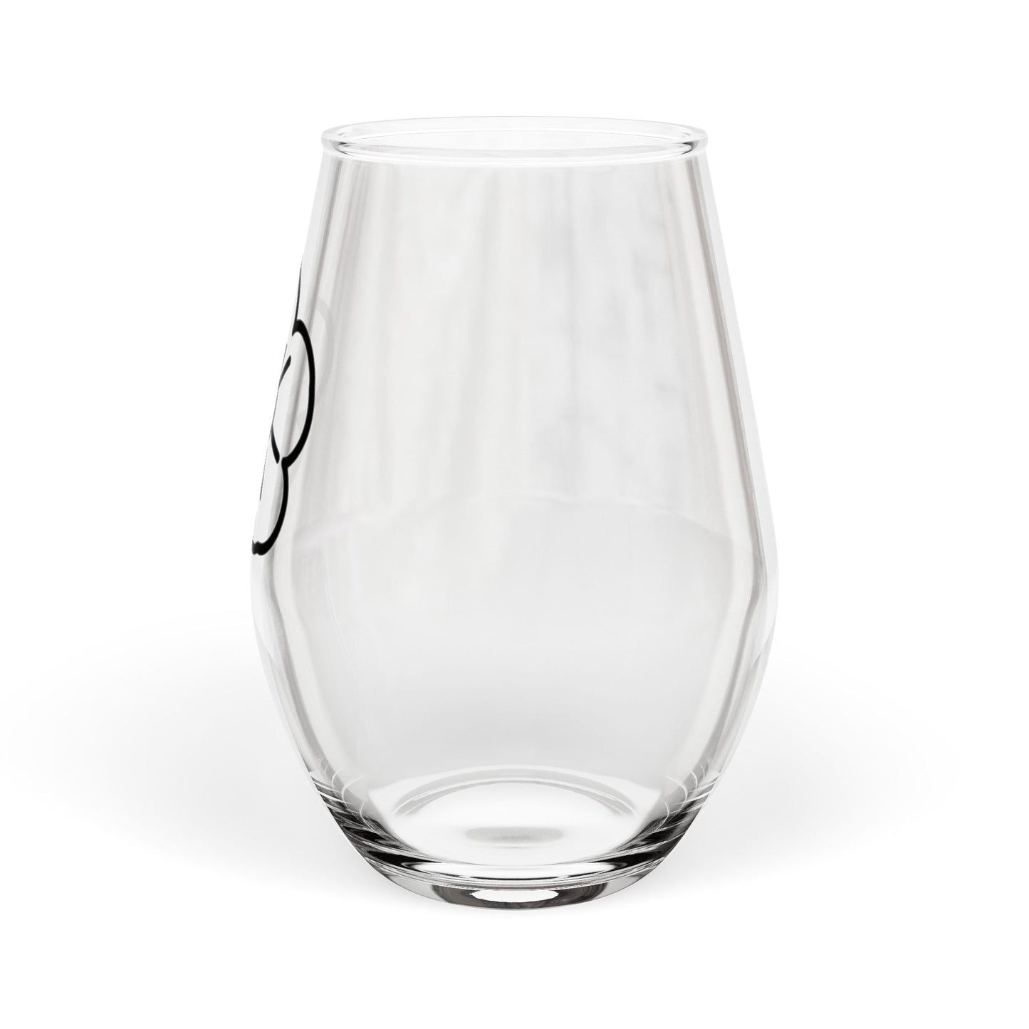 The Flower Tile Glass — Stemless, 11.75oz