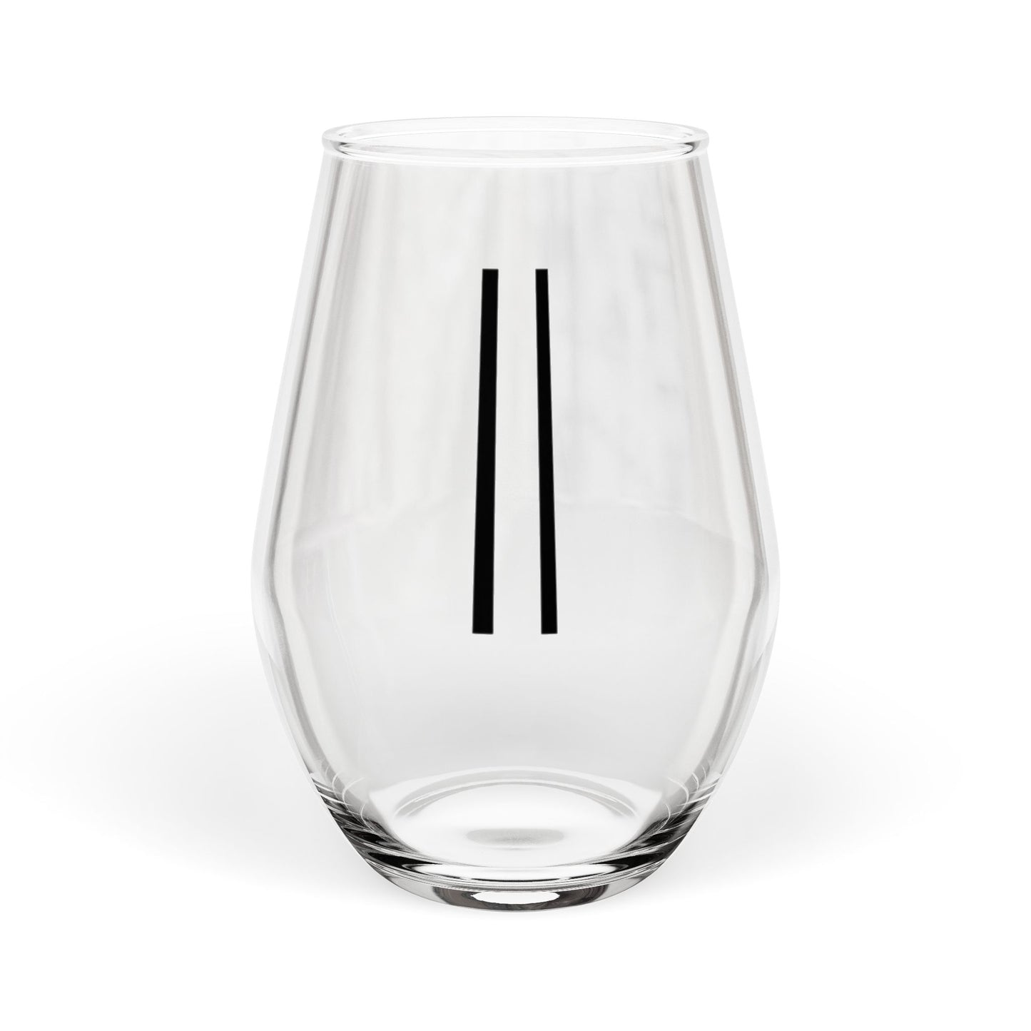 The Bam Tile Wine Glass — Stemless, 11.75oz
