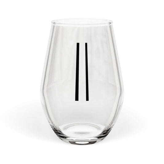 The Bam Tile Wine Glass — Stemless, 11.75oz