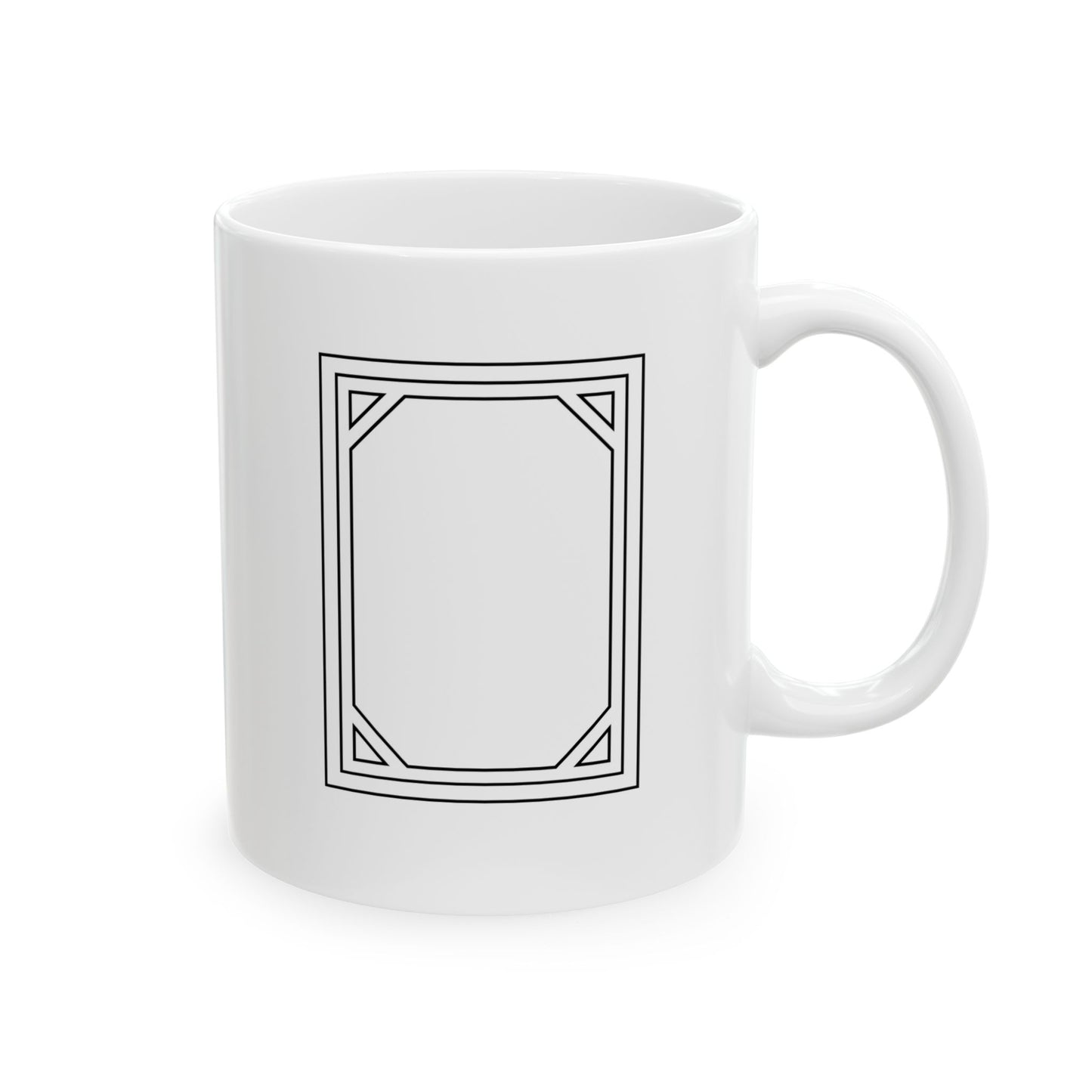 Mahjong Soap Tile Coffee Mug, White