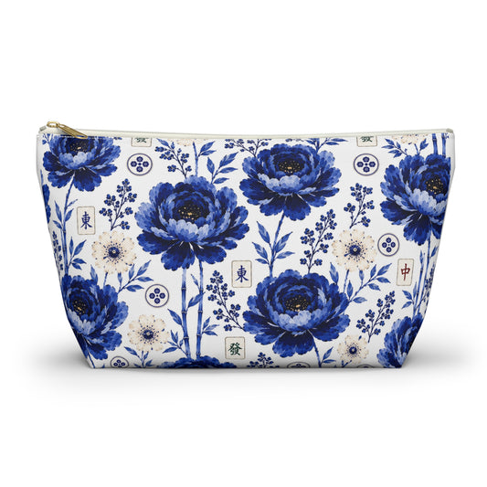 Mahjong Cosmetic Pouch Coastal Bloom | Spun Polyester
