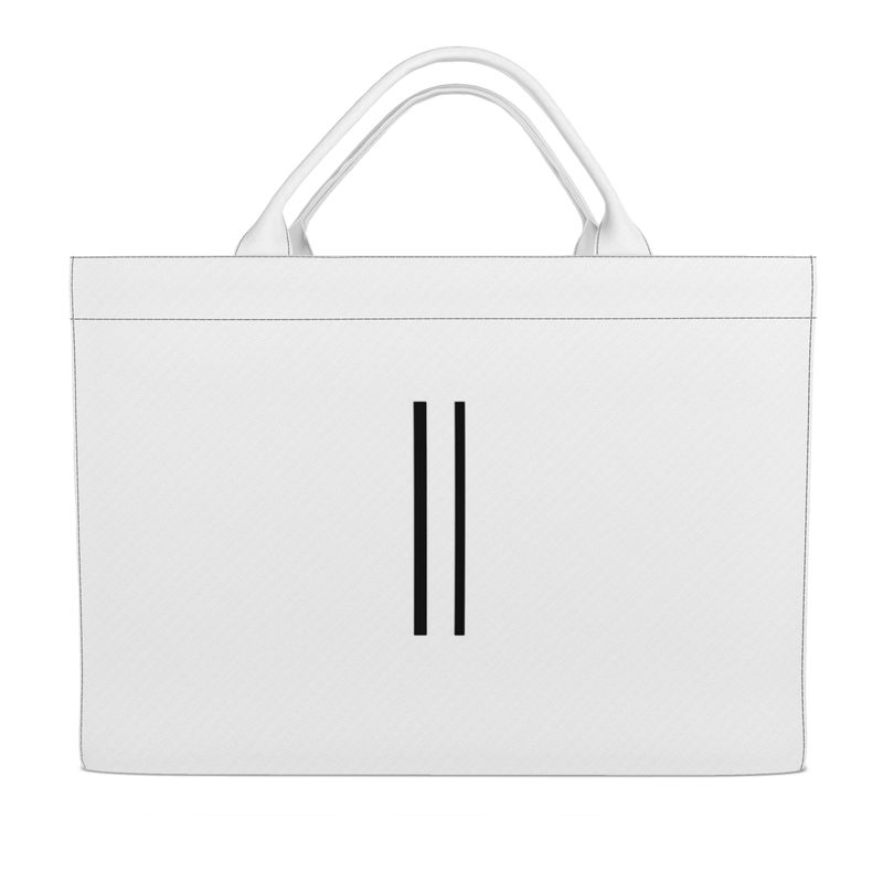 Women's Mahjong Carryall Bam Tote - White
