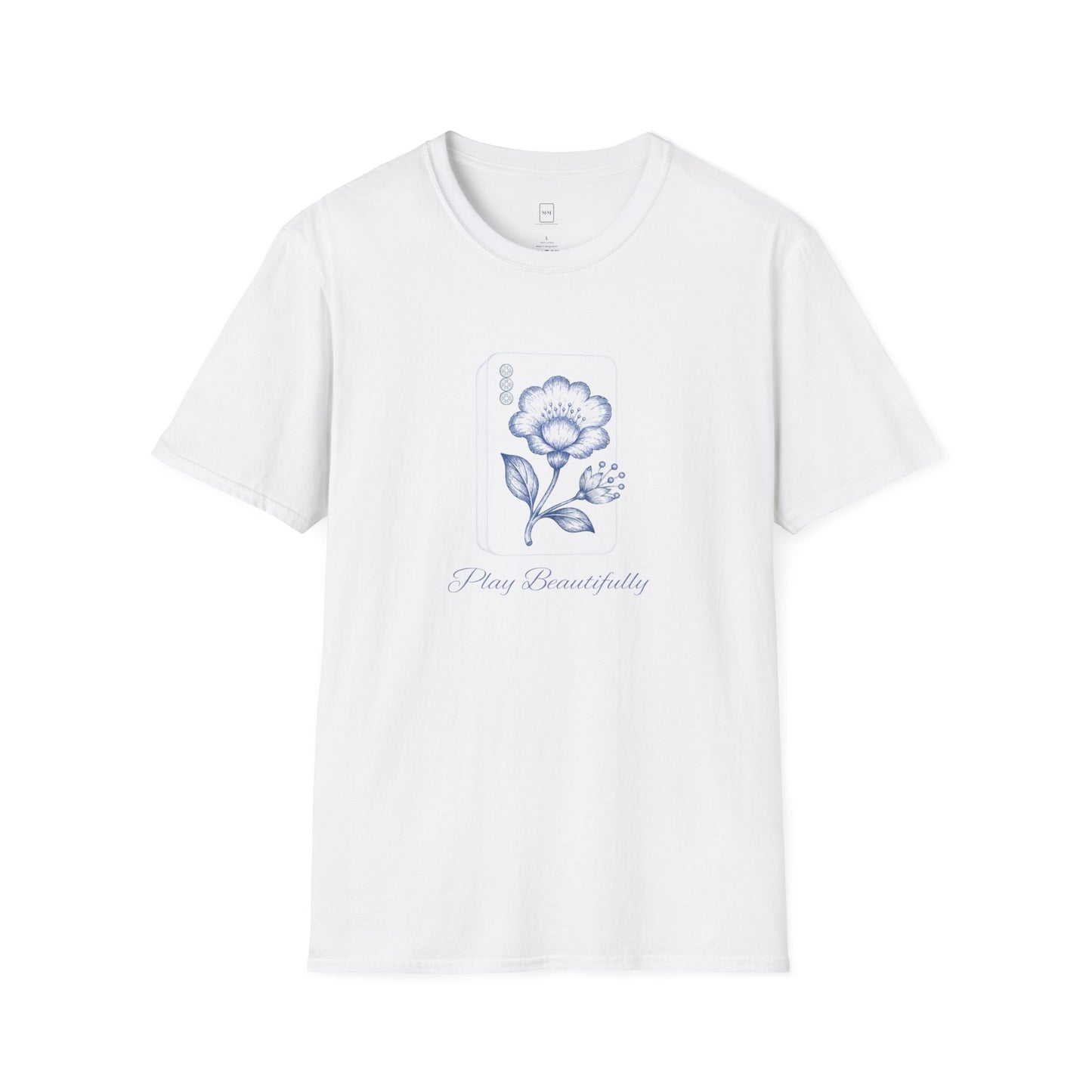 Women's Mahjong Play Beautifully T-Shirt Coastal Bamboo | Cotton