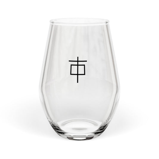 The Crack Glass — Stemless Wine Glass, 11.75oz